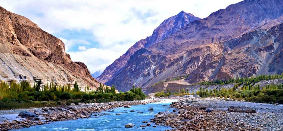Shyok River In Shyok Valley, Leh Ladakh