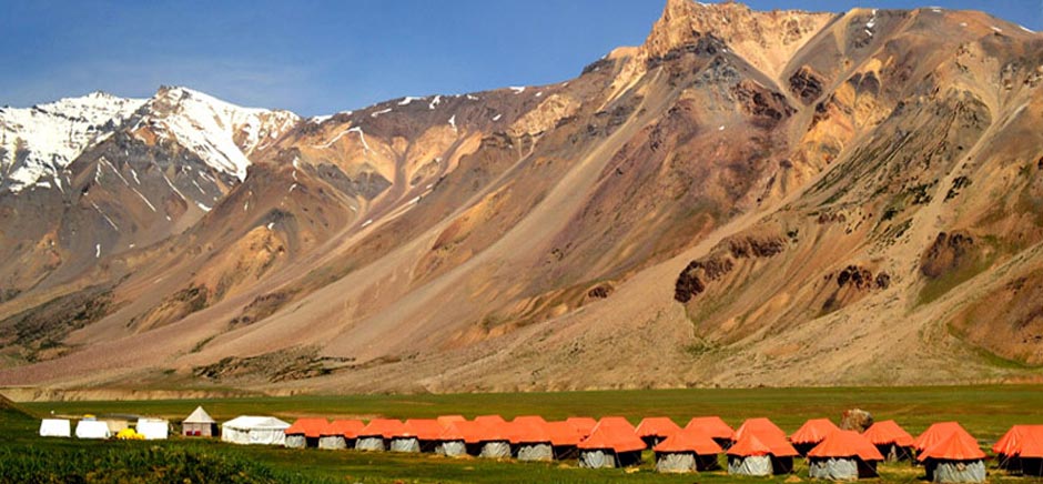 Camp Site In Sarchu, Himachal Pradesh