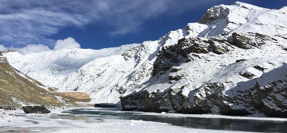 Snow Covered Mountains Of Zanskar Valley, Leh Ladakh