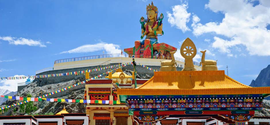 Maitreya Buddha Statue In Diskit, Leh Ladakh