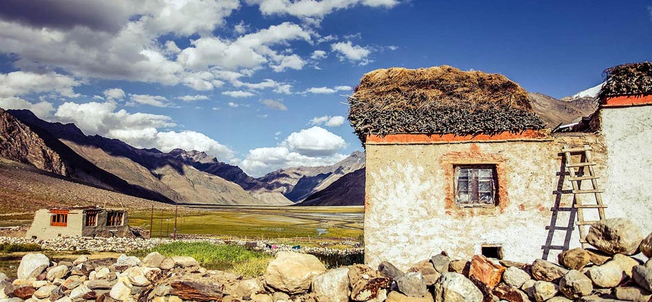 Houses In Panamik, Leh Ladakh